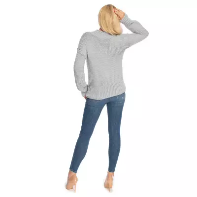 Sweter Damski Model 70032 Grey - PeeKaBoo