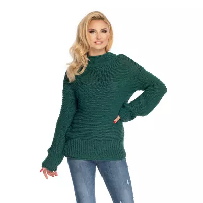 Sweter Damski Model 70032 Green - PeeKaBoo