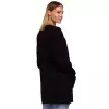 Sweter Kardigan Model MOE538 Black - Moe