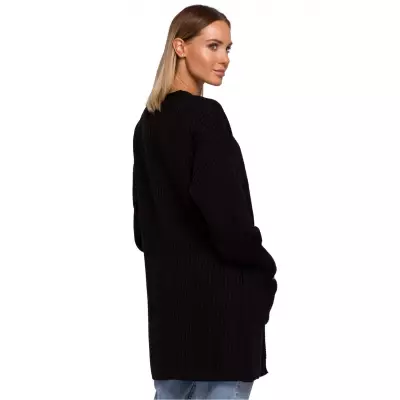 Sweter Kardigan Model MOE538 Black - Moe