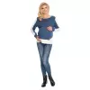 Sweter Damski Model 70038 Jeans - PeeKaBoo