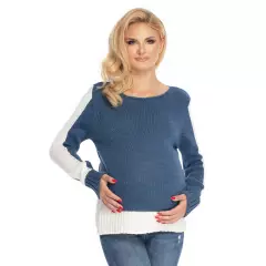 Sweter Damski Model 70038 Jeans - PeeKaBoo