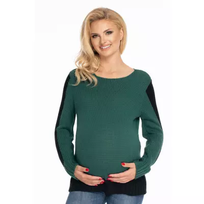 Sweter Damski Model 70038 Forest Green - PeeKaBoo