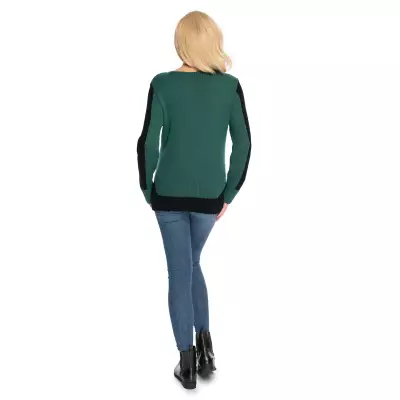 Sweter Damski Model 70038 Forest Green - PeeKaBoo