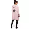 Sweter Kardigan Model BK063 Powder Pink - BE Knit