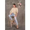 Sweter Damski Model Marynesta Beige - Merribel