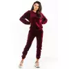 Bluza Damska Model A374 Bordo Welur - awama