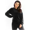 Bluza Damska Model A374 Black Welur - awama