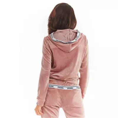 Bluza Damska Model A373 Pink Welur - awama