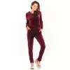 Bluza Damska Model A373 Bordo Welur - awama