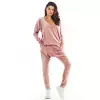 Spodnie Damskie Model A377 Pink Welur - awama