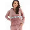 Bluza Damska Model A371 Pink Welur - awama