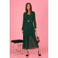 Sukienka Model Mariedam Dark Green - Merribel