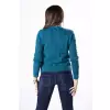 Sweter Damski Model Ramona M83049 Petrol Blue - Vittoria Ventini