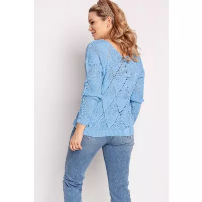 Sweter Damski Model SWE231 Blue - MKM