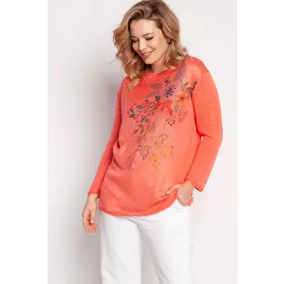 Sweter Damski Model SWE235 Coral - MKM