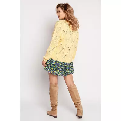 Sweter Kardigan Model SWE234 Yellow - MKM