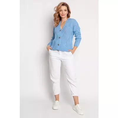 Sweter Kardigan Model SWE234 Blue - MKM