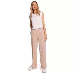 Spodnie Damskie Model MOE570 Beige - Moe