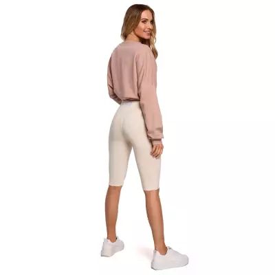 Legginsy Model MOE593 Śmietana - Moe