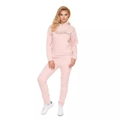 Spodnie Dres Damski Model 0196 Powder Pink - PeeKaBoo