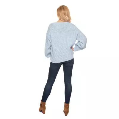 Sweter Kardigan Model 30077 Błękit - PeeKaBoo