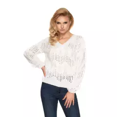 Sweter Damski Model 30076 Cream - PeeKaBoo