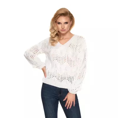 Sweter Damski Model 30076 Cream - PeeKaBoo