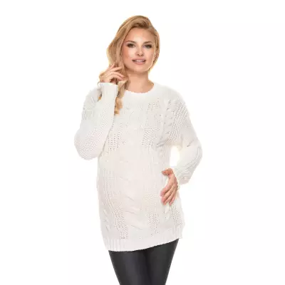 Sweter Model 70040 Cream - PeeKaBoo