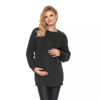 Sweter Model 70040 Grafit - PeeKaBoo