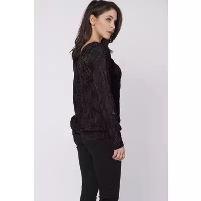 Sweter Damski Model SWE145 Black - MKM