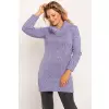 Sweter Damski Model SWE252 Blue Melange - MKM