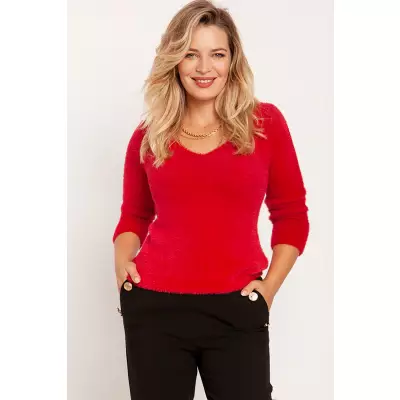 Sweter Damski Model SWE249 Red - MKM