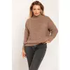 Sweter Damski Model SWE246 Mocca - MKM