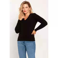 Sweter Damski Model SWE243 Black - MKM