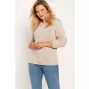 Sweter Damski Model SWE244 Beige Melange - MKM