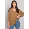 Sweter Damski Model TW-SW-BI-J1001.06 Camel - Och Bella