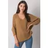 Sweter Damski Model TW-SW-BI-J1001.06 Camel - Och Bella