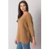 Sweter Damski Model TW-SW-BI-J1001.06 Camel - Och Bella