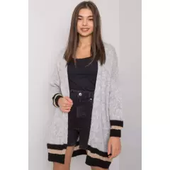 Sweter Kardigan Model TW-SW-BI-A21768.21 Grey - Och Bella