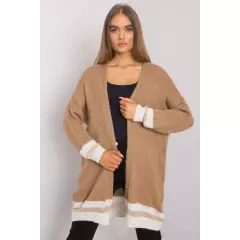 Sweter Kardigan Model TW-SW-BI-A21768.21 Camel - Och Bella