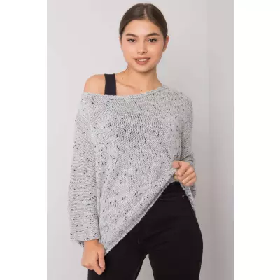 Sweter Damski Model TW-SW-BI-20109.61P Grey - Och Bella