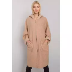 Płaszcz Damski Model TW-PL-BI-21715.63P Beige - Och Bella