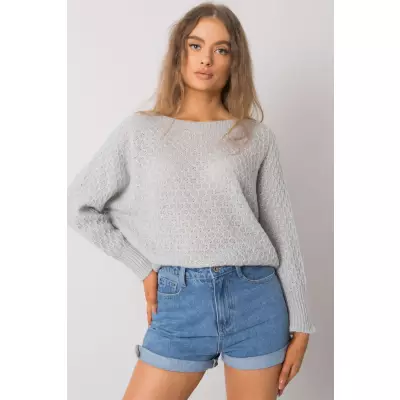 Sweter Damski Model TW-SW-BI-2269.25X Grey - Och Bella