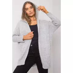 Sweter Kardigan Model TW-SW-BI-6911.15 Grey - Och Bella