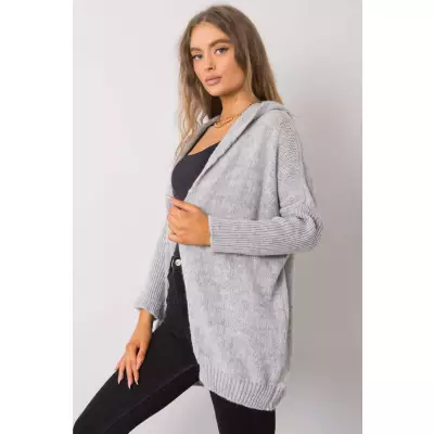 Sweter Kardigan Model TW-SW-BI-6911.15 Grey - Och Bella