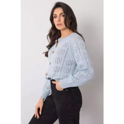 Sweter  Kardigan Model TW-SW-BI-591.60 Light Blue - Och Bella