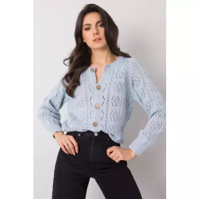 Sweter  Kardigan Model TW-SW-BI-591.60 Light Blue - Och Bella