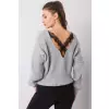 Sweter Damski Model TW-SW-BI-19710.11 Grey - Och Bella