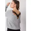 Sweter Damski Model TW-SW-BI-19710.11 Grey - Och Bella